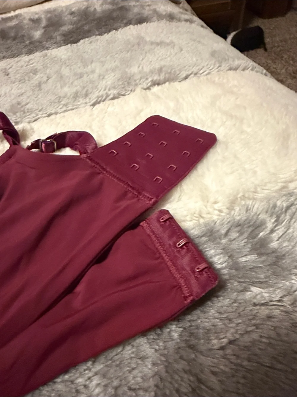 Smooth Burgundy T-Shirt Bra with Underwire Support